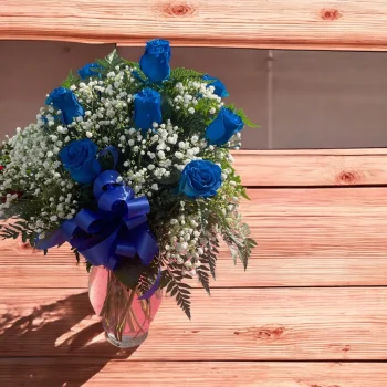 Roses Blue 12